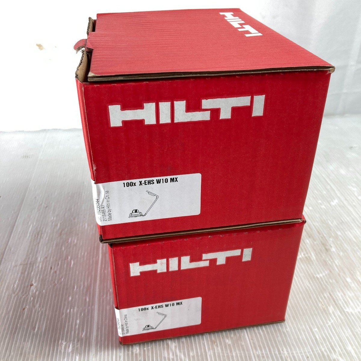 ＊＊ Hilti ヒルティ シーリングハンガー X-EHS W10 MX 100個入り　2箱セット #386468 未使用に近い_画像3