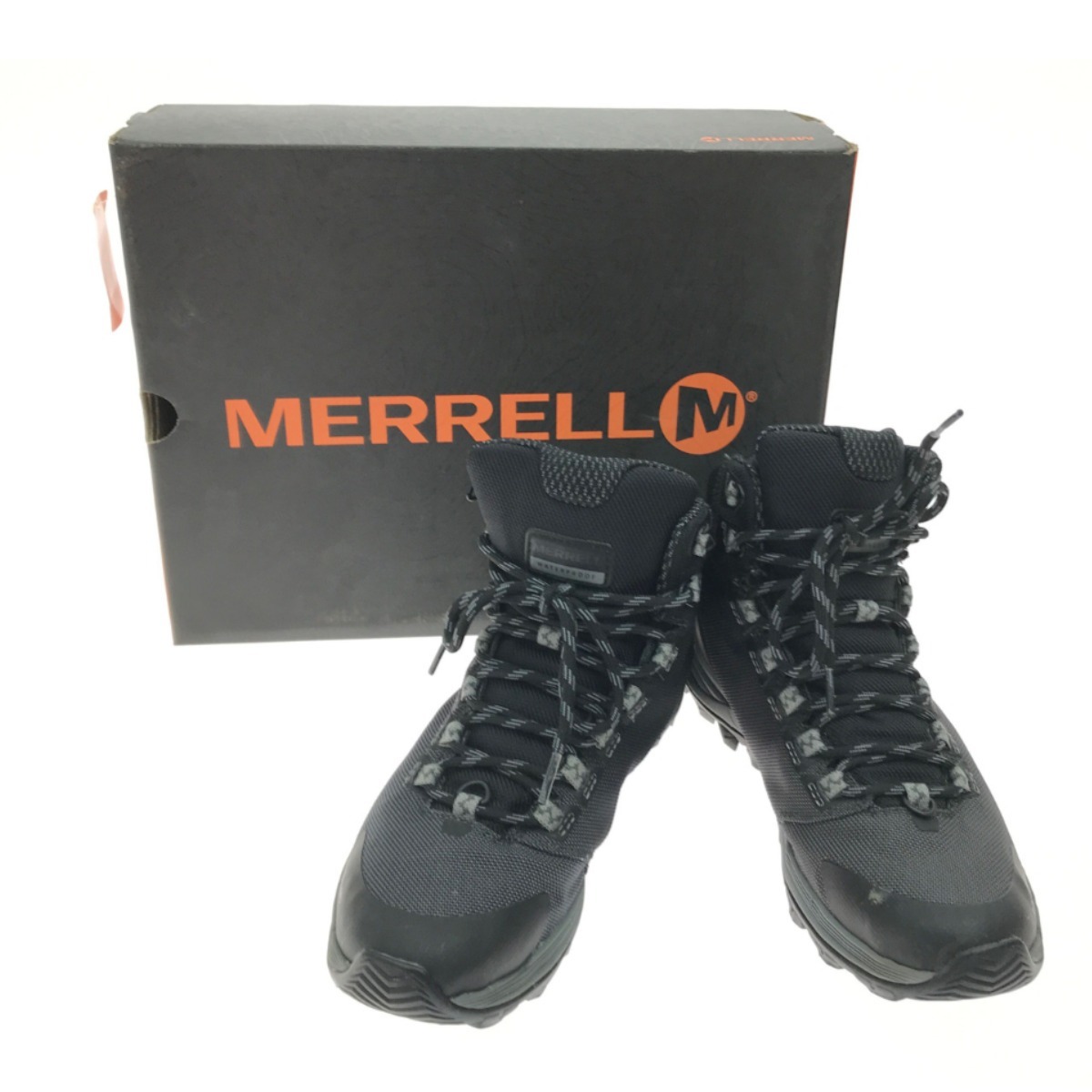 ▼▼ MERRELL メレル ハイカットスニーカー J42969 ブラック SIZE 27cm やや傷や汚れあり_画像1