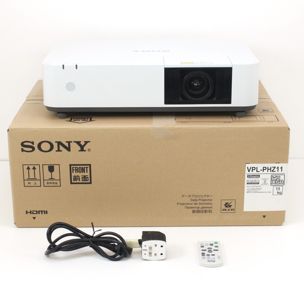 $$ SONY ソニー WUXGAレーザー光源プロジェクター 5000ルーメン VPL-PHZ11 やや傷や汚れあり_画像1