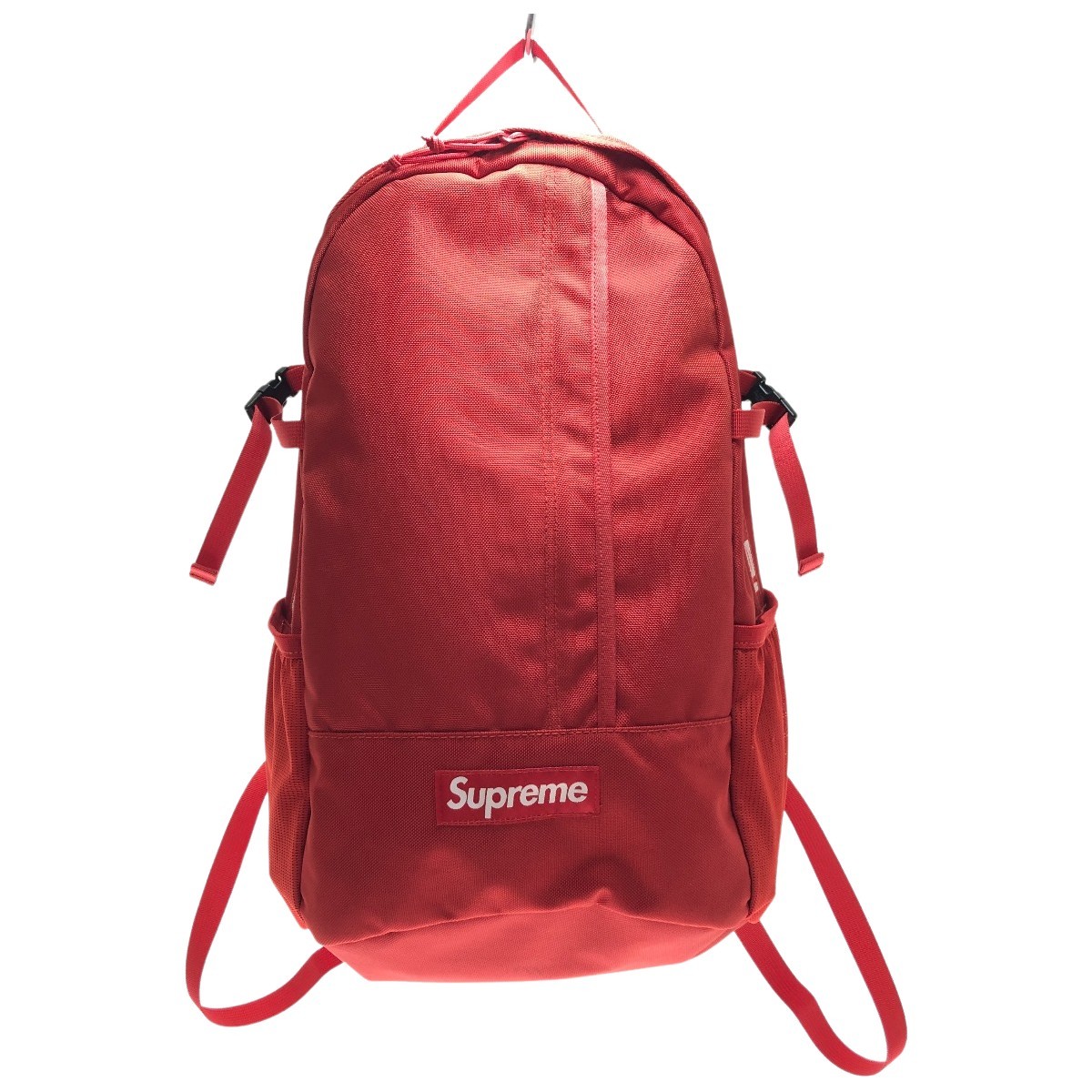 □□ Supreme シュプリーム ナイロンバックパック リュック 24L 18SS レッド やや傷や汚れあり