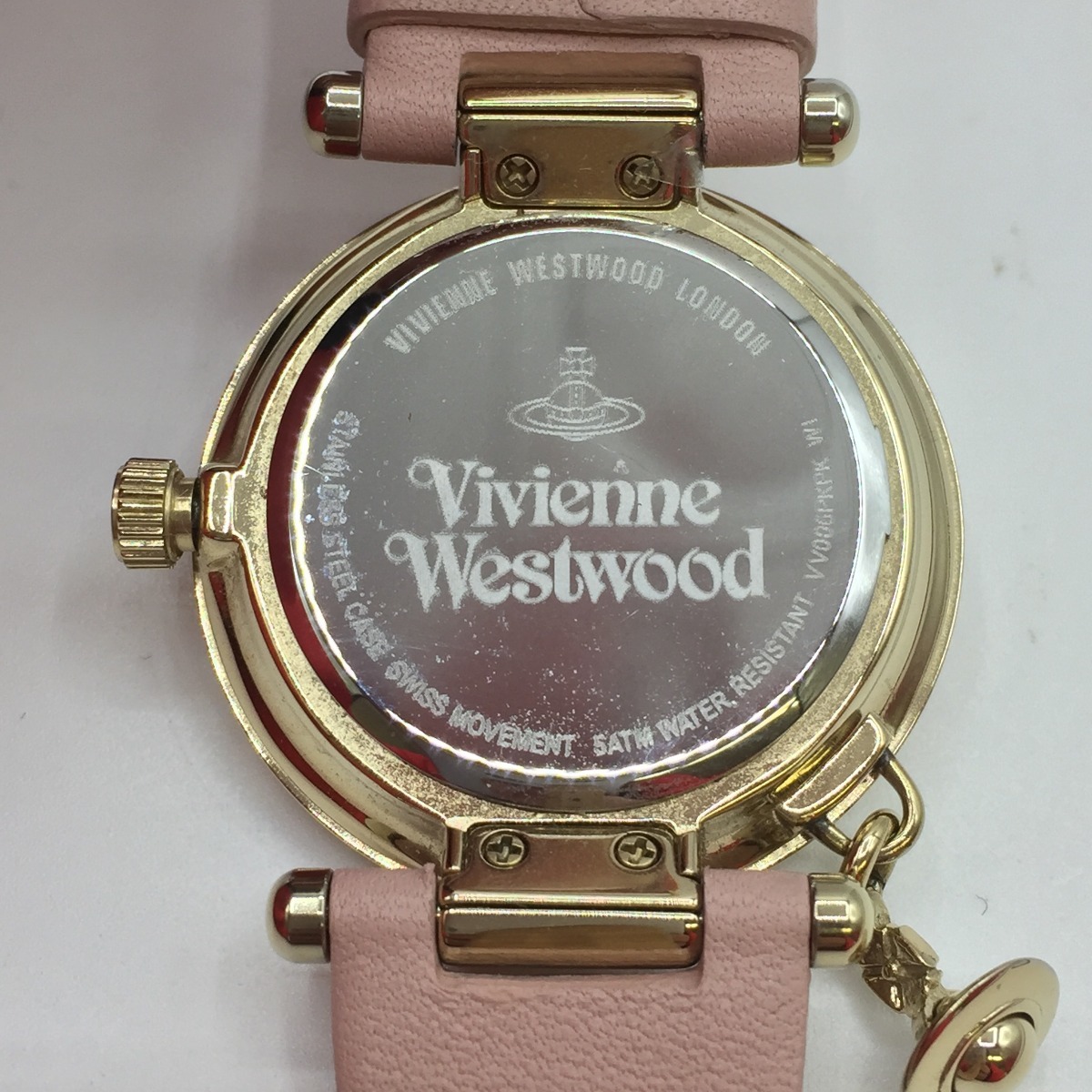 ◎◎ Vivienne Westwood ヴィヴィアン・ウエストウッド 時計 レディース ヴィヴィアン タイムマシン VV006PK 中古品 やや傷や汚れあり_画像4