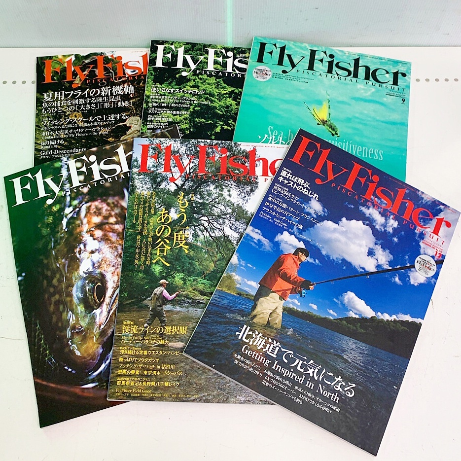 ★★ Fly Fisher フライフィッシャー　釣り雑誌 2010.2011年　＃192～215（抜け無し）　24冊 やや傷や汚れあり_画像4