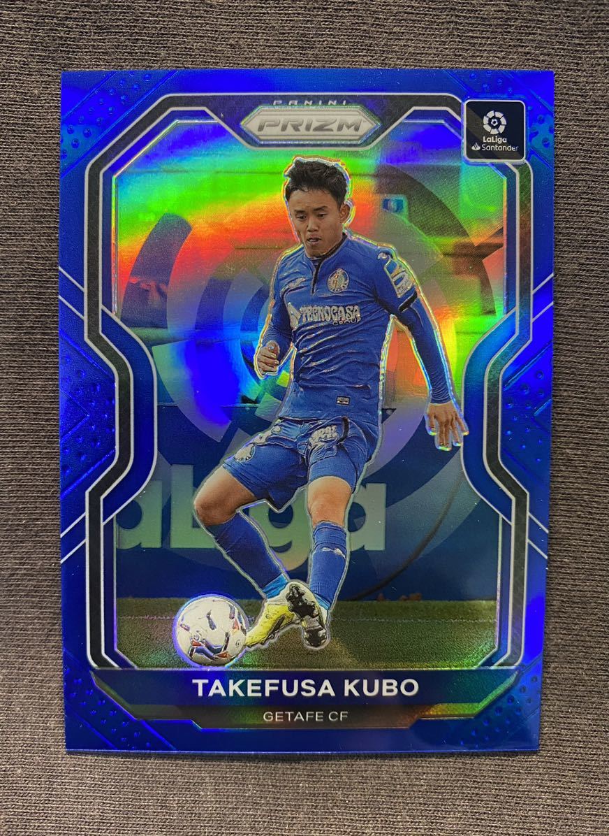 久保建英 2020-21 PANINI - CHRONICLES PRIZM SOCCER BLUE /49_画像1