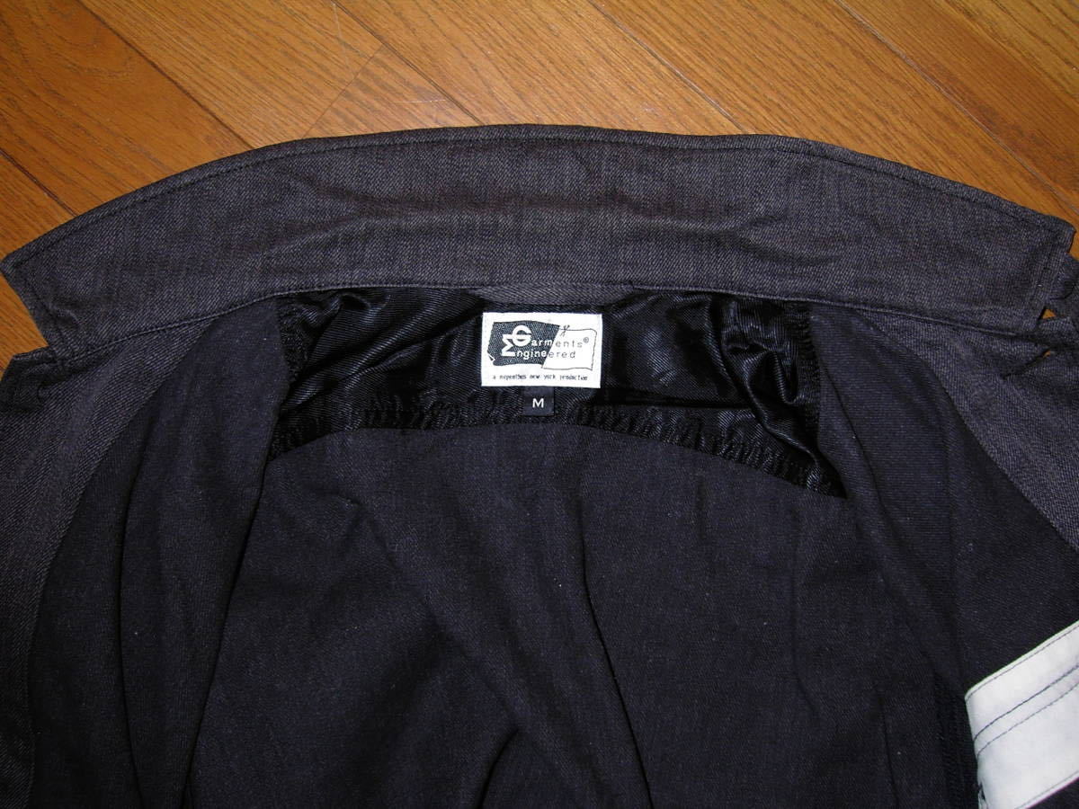 USA製 旧タグ ENGINEERED GARMENTS/エンジニアードガーメンツ コットン 杢調 ワークジャケット M ダークグレー_画像5