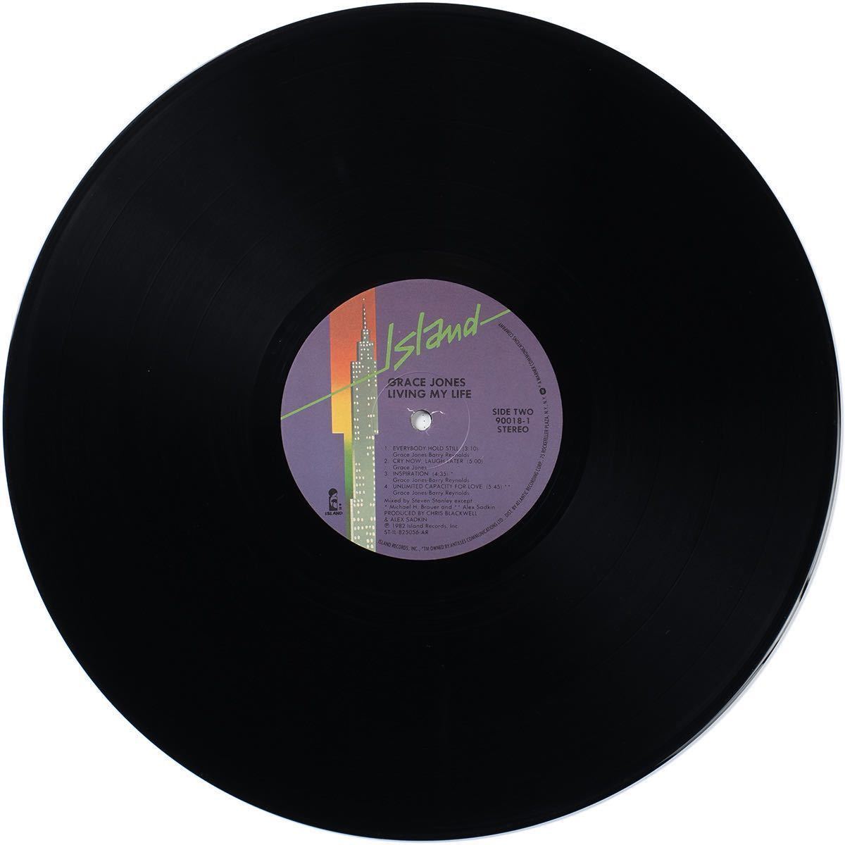 US盤 Grace Jones Living My Life LPレコード_画像5