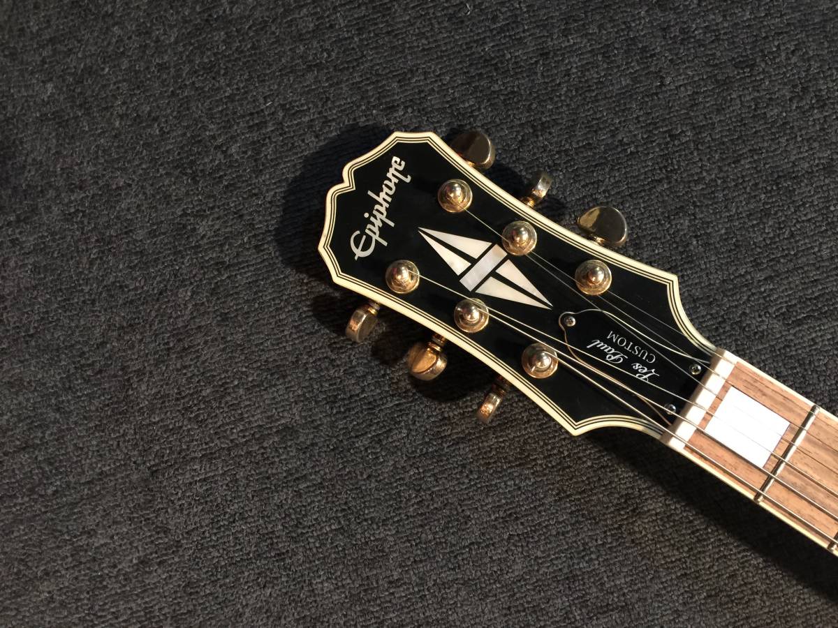 No.081023 Epiphone LPC BLK EX- maintenance settled .