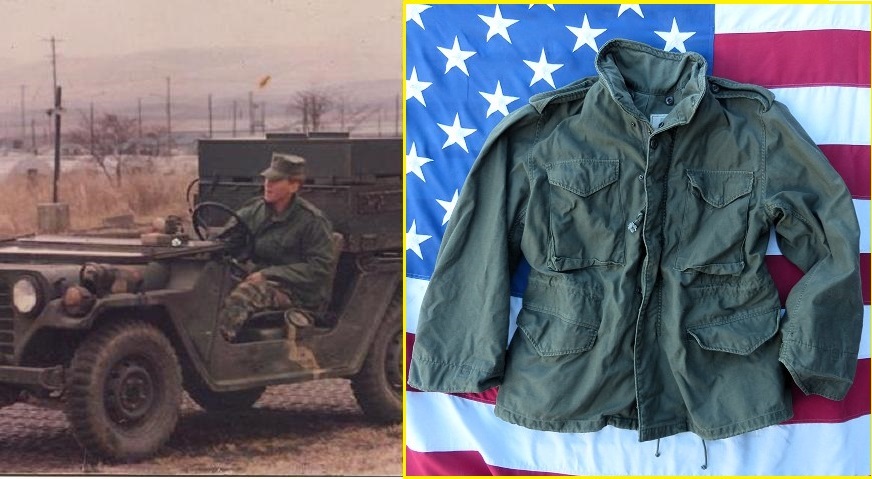 米軍実物 1981” Ｍ６５ フィールドジャケット ＯＤ M-S ALPHA 232x_画像1