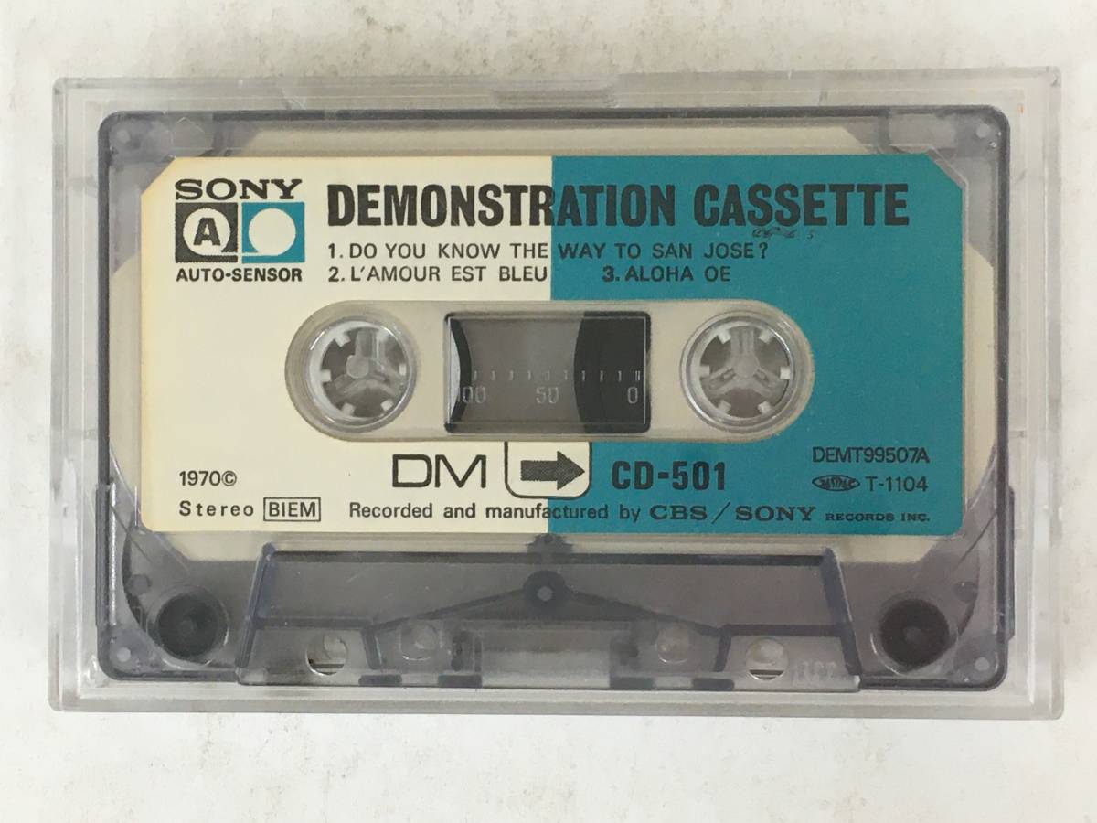 ■□T191 非売品 SONY CD-501 デモンストレーションテープ カセットテープ□■の画像1