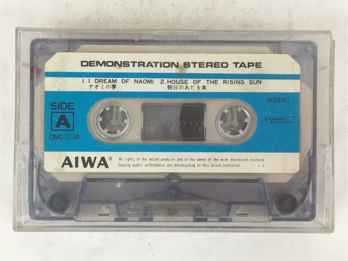 ■□T198 非売品 AIWA DMC-123A デモンストレーションテープ カセットテープ□■_画像1