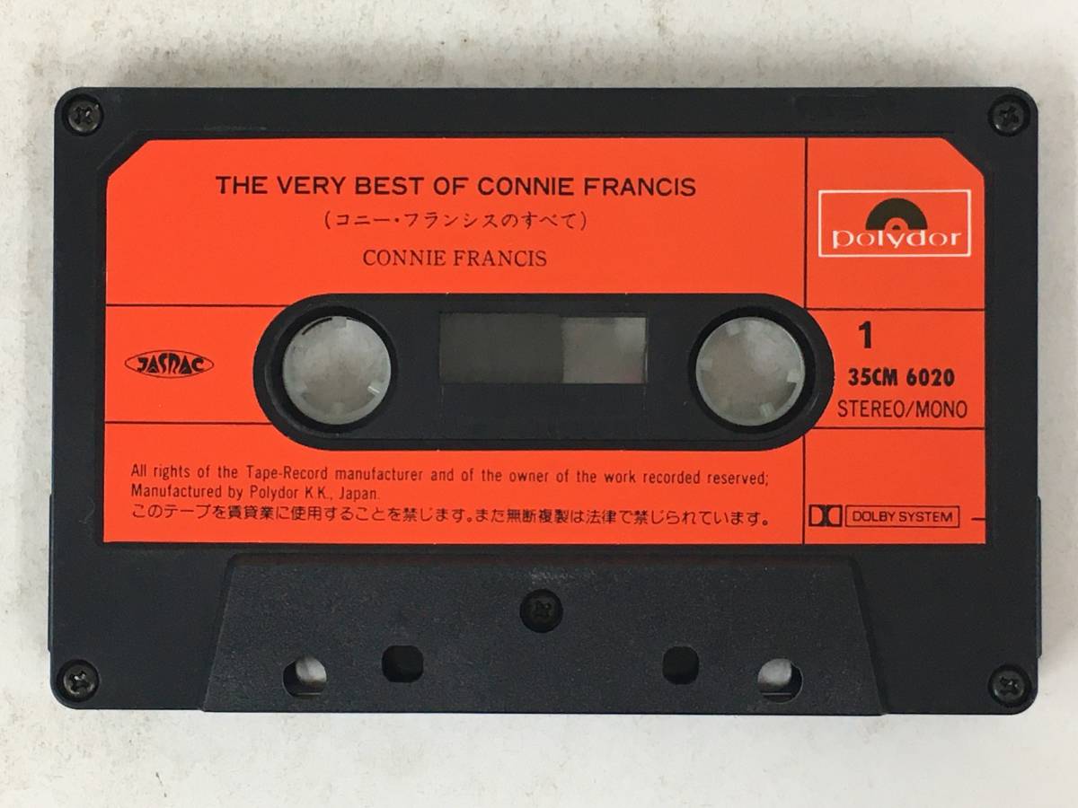 ■□T375 CONNOE FRANCIS コニー・フランシス コニー・フランシスのすべて カセットテープ□■の画像6