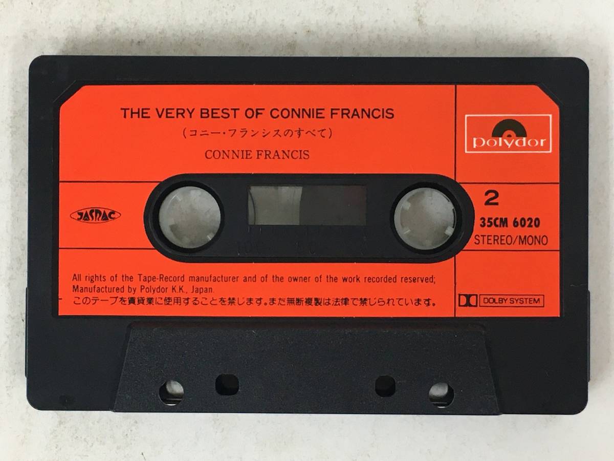 ■□T375 CONNOE FRANCIS コニー・フランシス コニー・フランシスのすべて カセットテープ□■の画像7