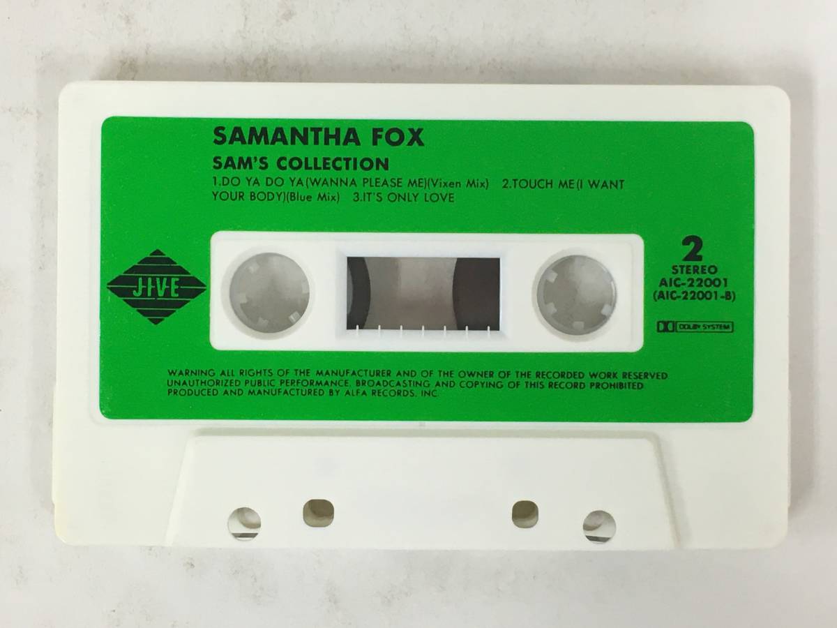 ■□T659 SAMANTHA FOX サマンサ・フォックス SAM'S COLLECTION サムズ・コレクション スペシャル・ミニ・アルバム カセットテープ□■の画像7