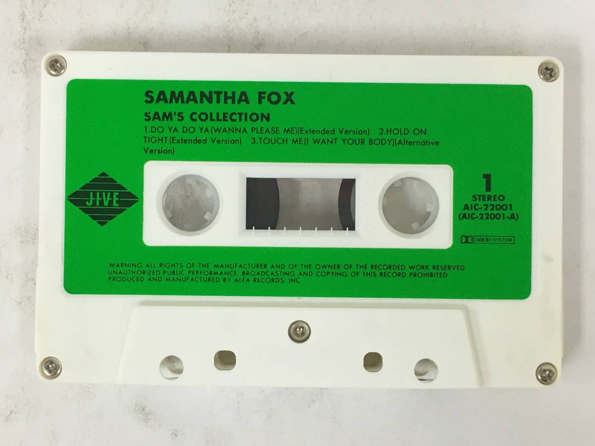 ■□T659 SAMANTHA FOX サマンサ・フォックス SAM'S COLLECTION サムズ・コレクション スペシャル・ミニ・アルバム カセットテープ□■の画像6