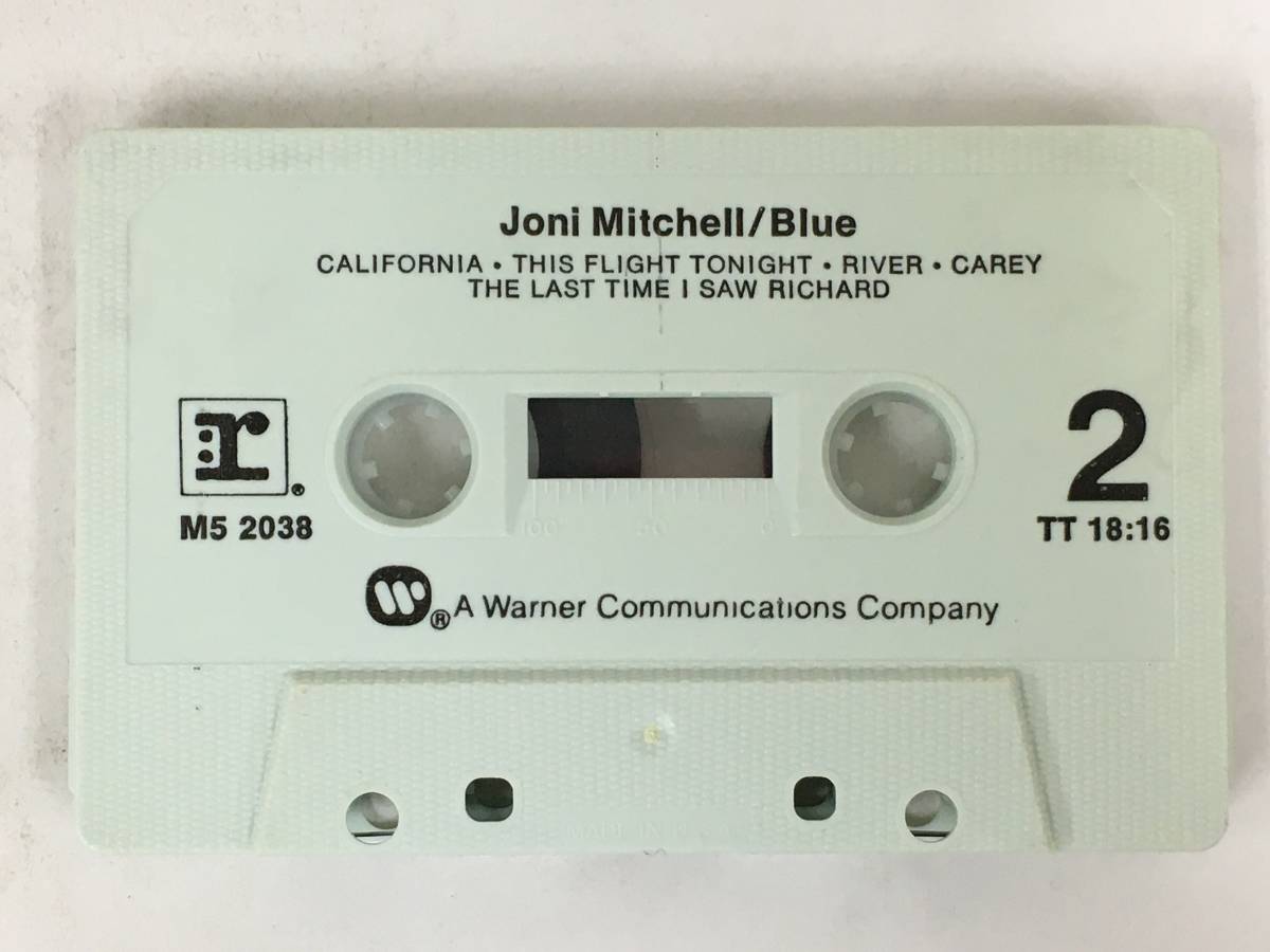 ■□T666 JONI MITCHELL ジョニ・ミッチェル BLUE ブルー カセットテープ□■の画像7
