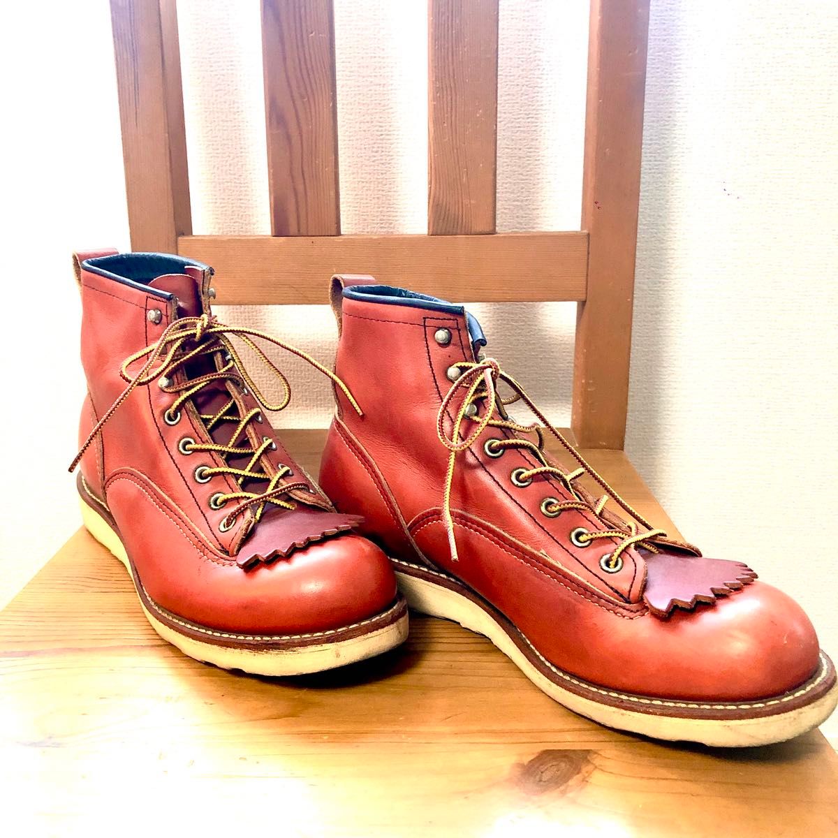 美品 RED WING SHOES ラインマンシューズ 12年製造 MADE IN USA 美品 RED WING SHOES ラインマンシューズ 12年製造 MADE IN USA