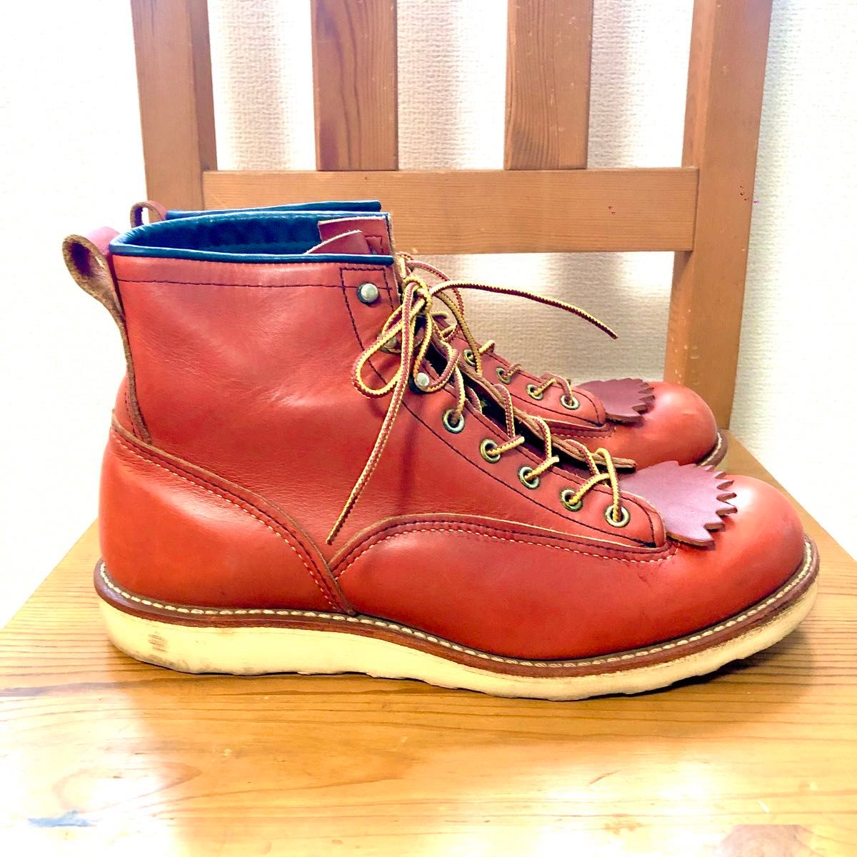 美品 RED WING SHOES ラインマンシューズ 12年製造 MADE IN USA 美品 RED WING SHOES ラインマンシューズ 12年製造 MADE IN USA
