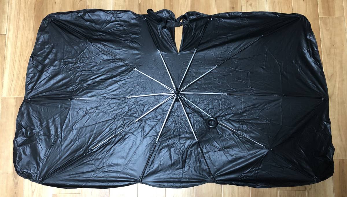 【訳あり】Ailivesun車用サンシェード傘型 折り畳み式 フロントガラス用 サンシェード 日よけ 遮光 遮熱 UV (約135×74cm) U39_画像4