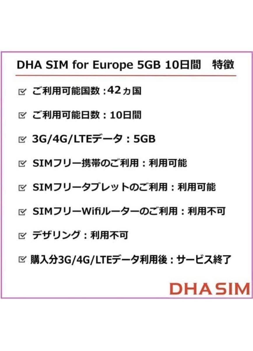 DHA SIM for EUROPE_画像5
