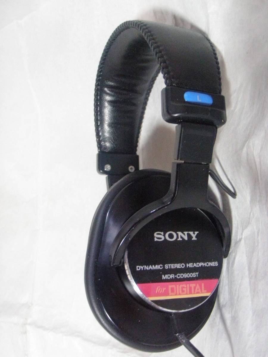 SONY MDR-CD900ST　新品互換イヤーパッド交換済　音出確認済 モニターヘッドホン　3_画像1