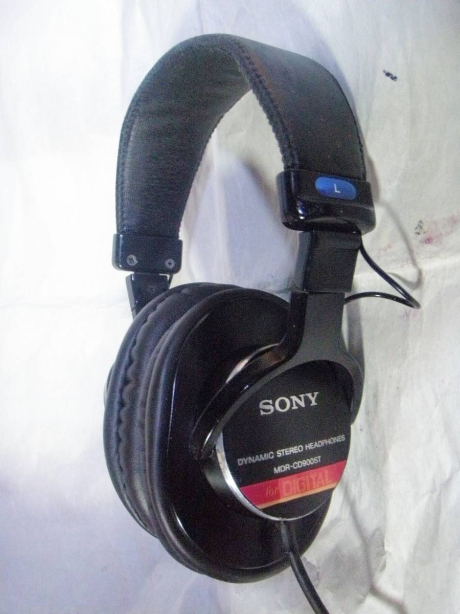 希少　SONY MDR-CD900ST 初期型　新品互換イヤーパッド交換済 音出し確認済 モニターヘッドホン 7_画像1