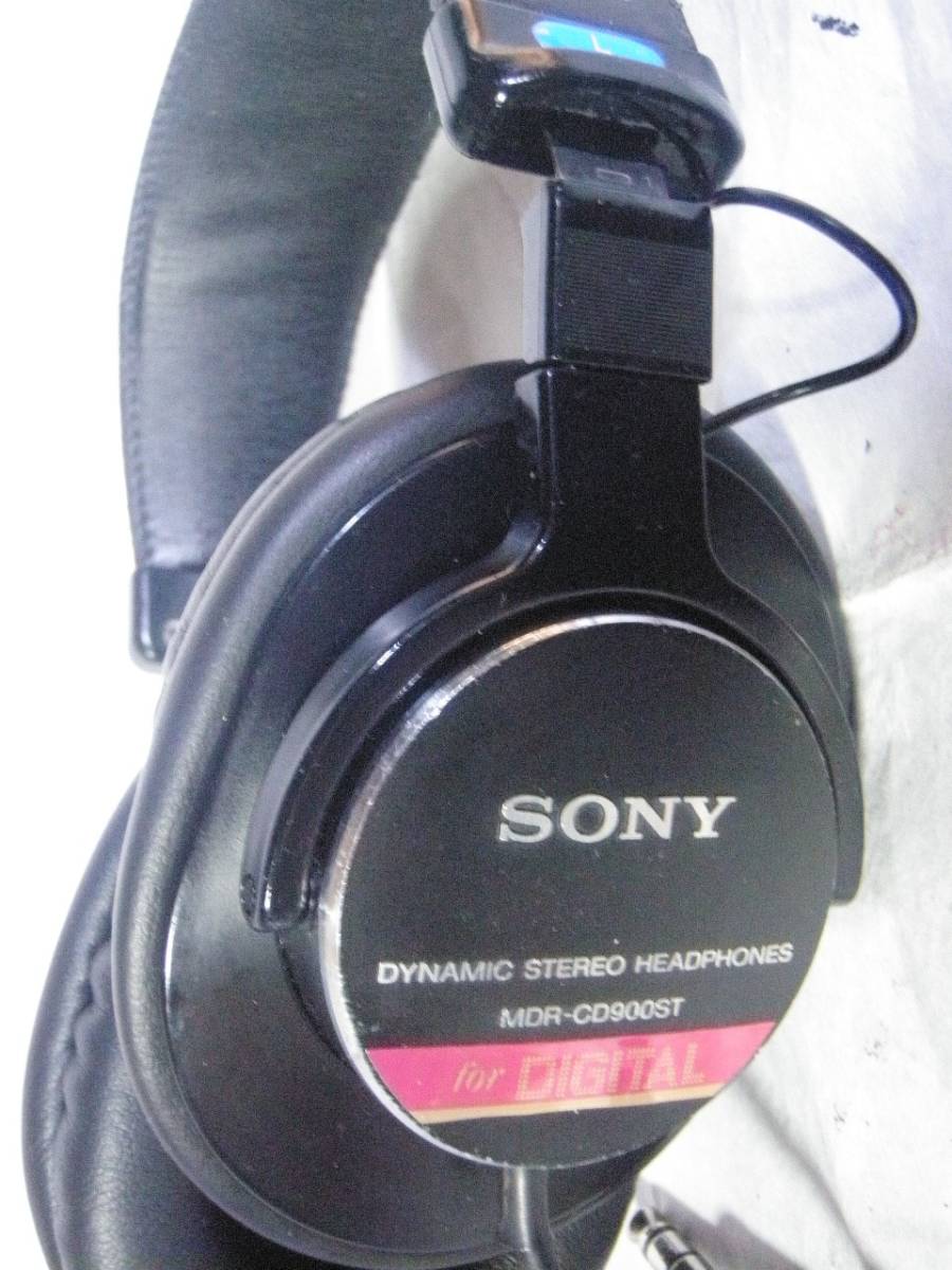 希少　SONY MDR-CD900ST 初期型　新品互換イヤーパッド交換済 音出し確認済 モニターヘッドホン 7_画像7
