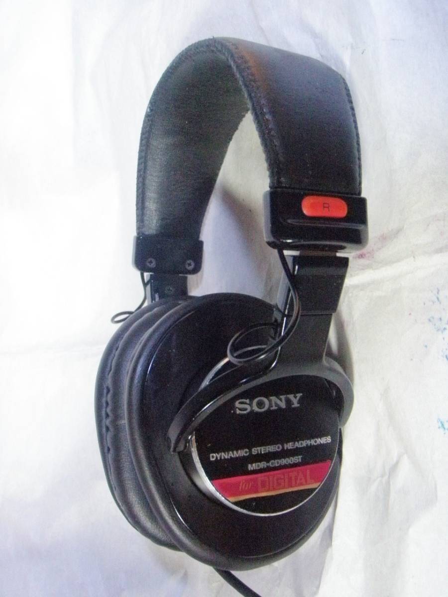 希少　SONY MDR-CD900ST 初期型　新品互換イヤーパッド交換済 音出し確認済 モニターヘッドホン 7_画像2