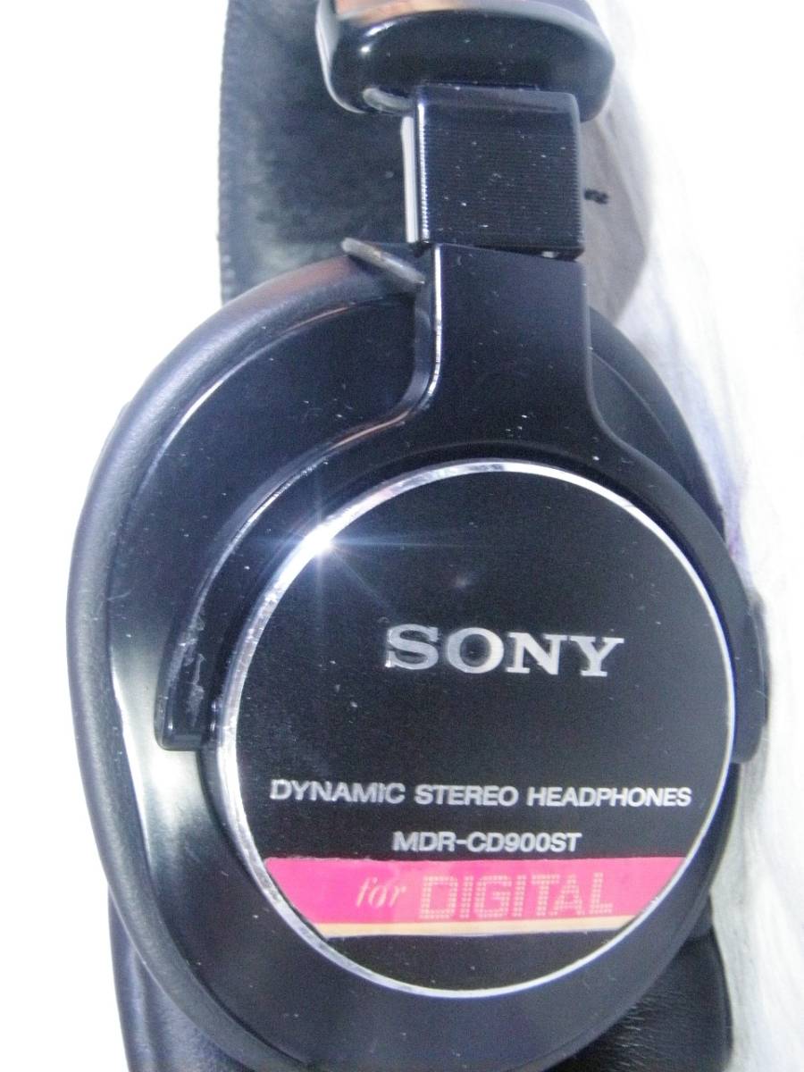 SONY MDR-CD900ST　新品互換イヤーパッド交換済　音出確認済 モニターヘッドホン　8_画像8