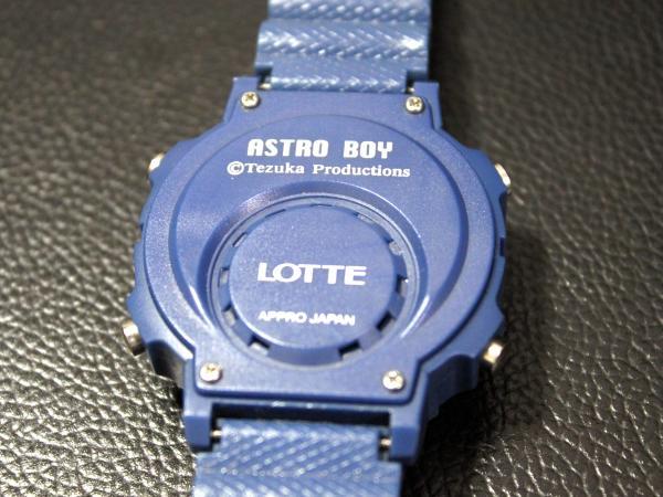 ASTRBOY Astro Boy Lotte pastry voice recorder built-in wristwatch boi Swatch 2003 year not for sale 