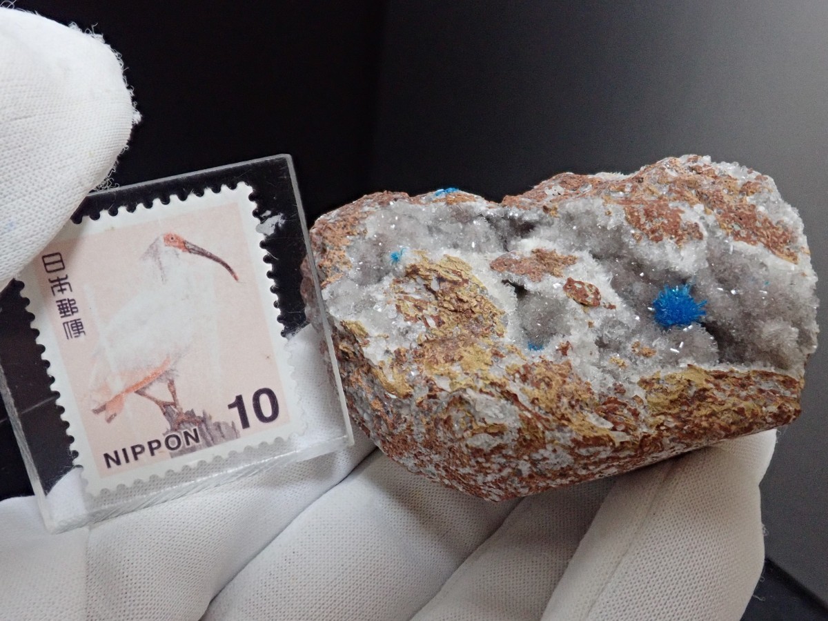【金平糖】ペンタゴナイト&ヒューランダイト　ペンタゴン石&輝沸石　原石　標本_画像5