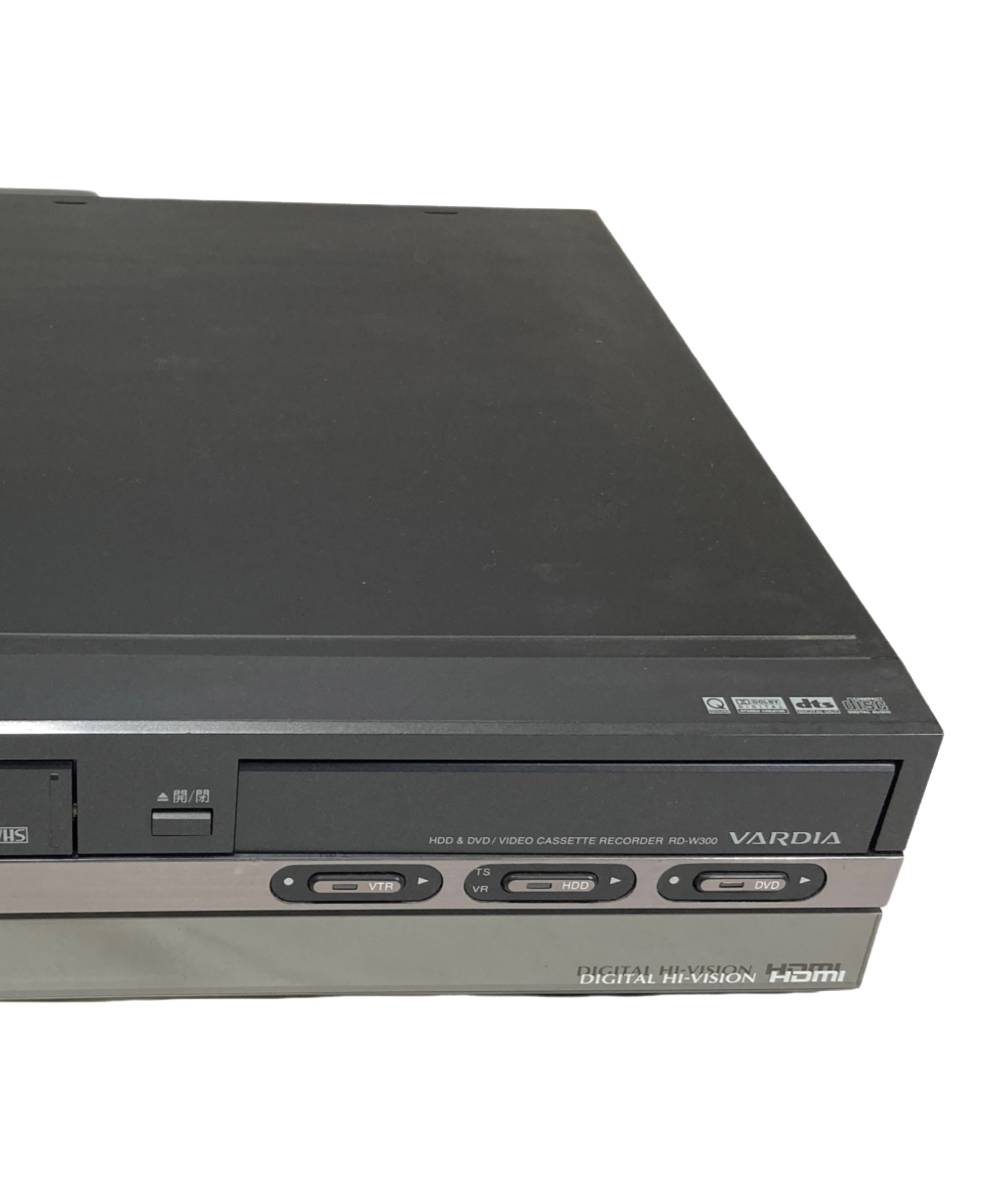 【HDD/DVD/VHS】VARDIA RD-W300 東芝 T0SHIBA HDD/DVD/VHS一体型レコーダーの画像3