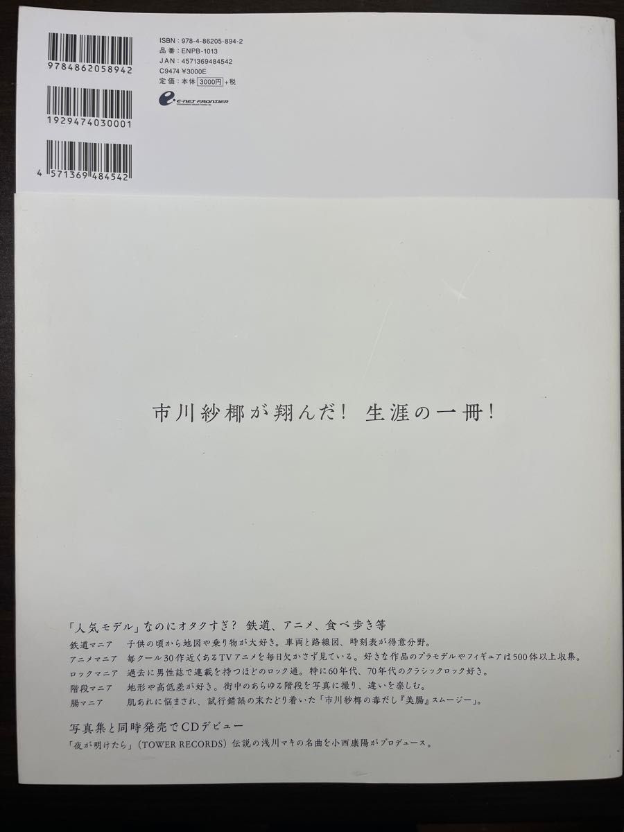 市川紗椰 写真集 夜が明けたら&市川紗椰 写真集 月刊紗耶 の2点 市川紗椰 写真集 夜が明けたら&市川紗椰 写真集 月刊紗耶 の2点