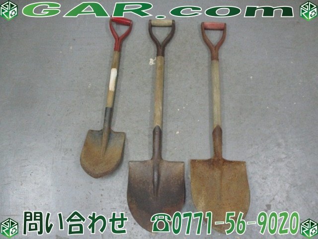 ze96 spade shovel / shovel .sko.. spade circle sko3 pcs set summarize snow shovel gardening public works earth . excavation tool farming implement 