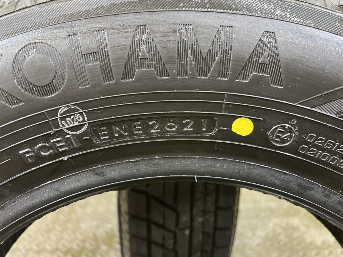 T870 新品未使用 145/80R13 YOKOHAMA ice GUARD iG60 ヨコハマ アイスガード 冬タイヤ スタッドレス 2021年製 2本のみ_画像4