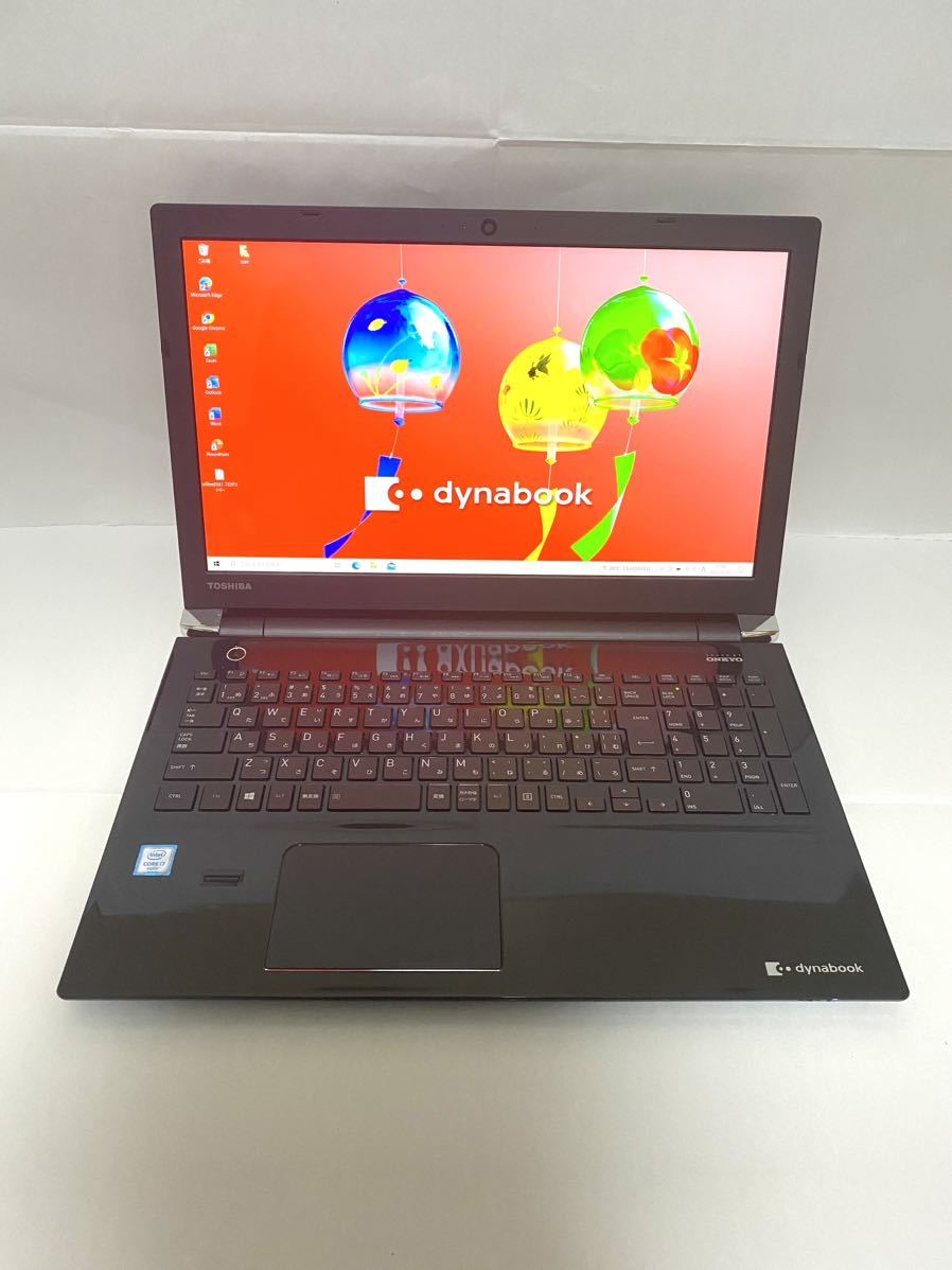 【Office 2021 Pro付き！】東芝　TOSHIBA　Dynabook　AZ65/AB　ノートパソコン　Windows10 HOME　Core i7 6500U　8GB　SSHD1TB_画像2