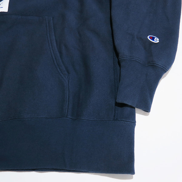 WTAPS ダブルタップス x Champion チャンピオン 20AW ACADEMY/HOODED/ COTTON.CHAMPION.REVERSE WEAVE アカデミー ネイビー Jaz ten_画像5