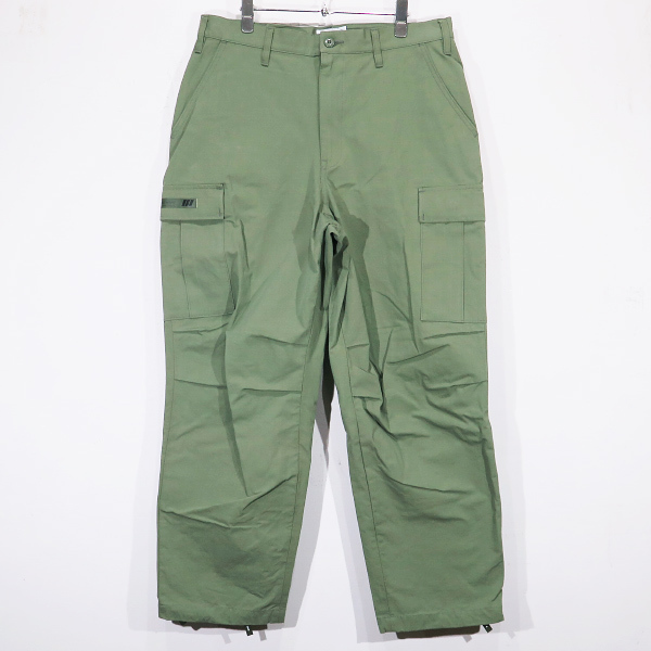 WTAPS ダブルタップス 23SS MILT9601/TROUSERS/NYCO.RIPSTOP 231WVDT-PTM09 トラウザーズ リップストップ オリーブ カーゴ パンツ Jaz