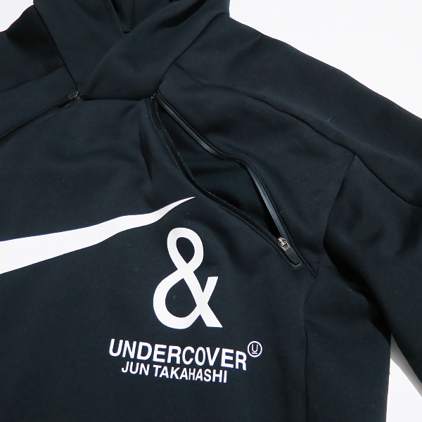 NIKE ナイキ × UNDERCOVER アンダーカバー PULLOVER HOODIE CD7525 010 カオス プルオーバーフーディー ブラック Jaz ten_画像4