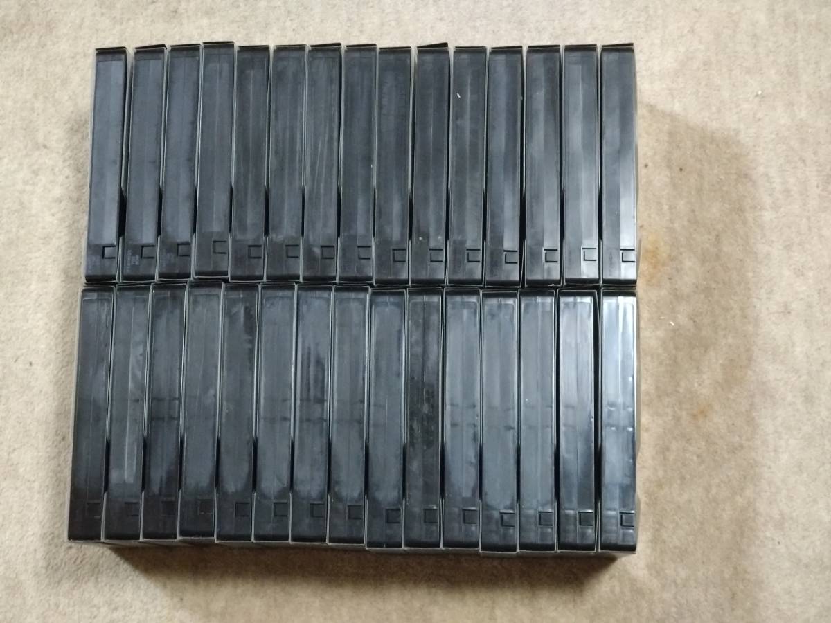 中古 VHSビデオテープ TEAC 120分 30本 ケース付き　消磁処理済_画像1