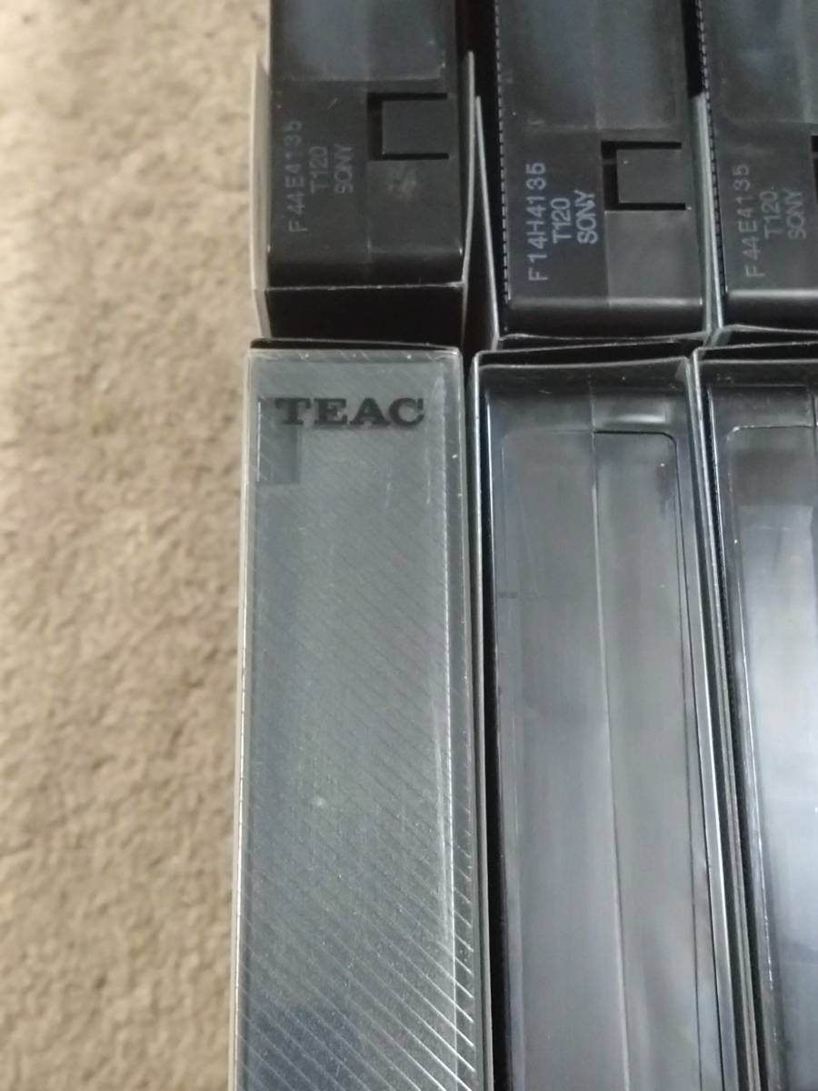 中古 VHSビデオテープ TEAC 120分 30本 ケース付き　消磁処理済_画像5