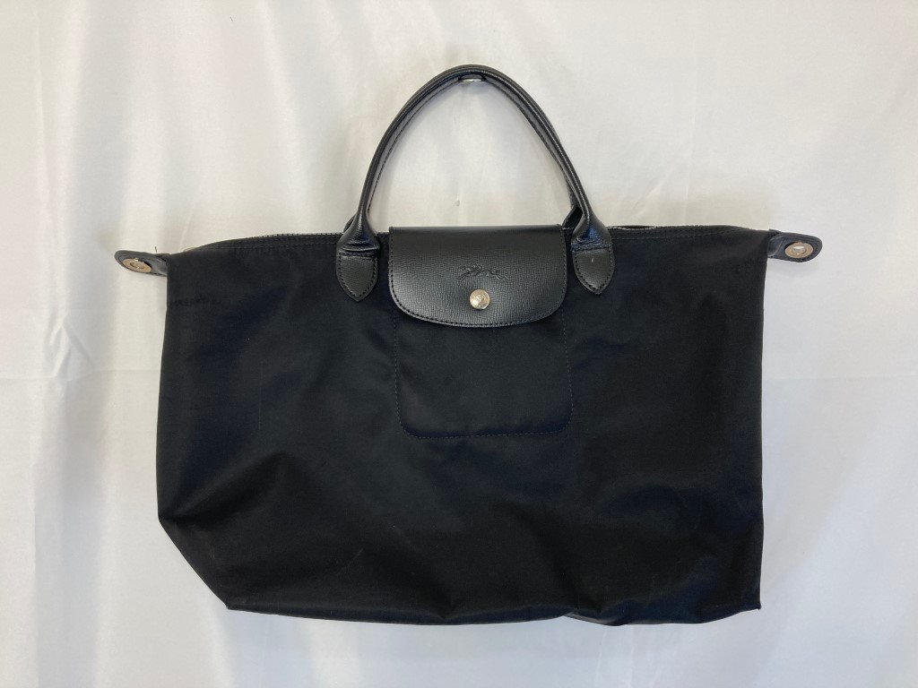 [* shoulder strap lack of ]LONGCHAMP Long Champ rup rear -ju Neo 1515578001 tote bag bag lady's black 