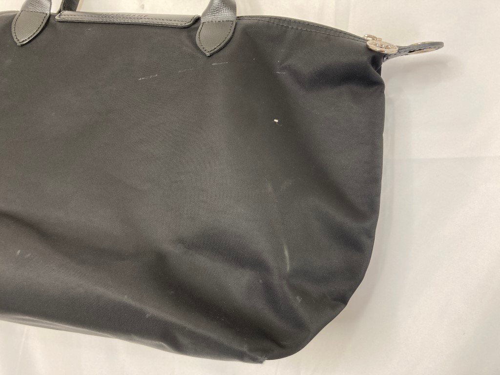[* shoulder strap lack of ]LONGCHAMP Long Champ rup rear -ju Neo 1515578001 tote bag bag lady's black 