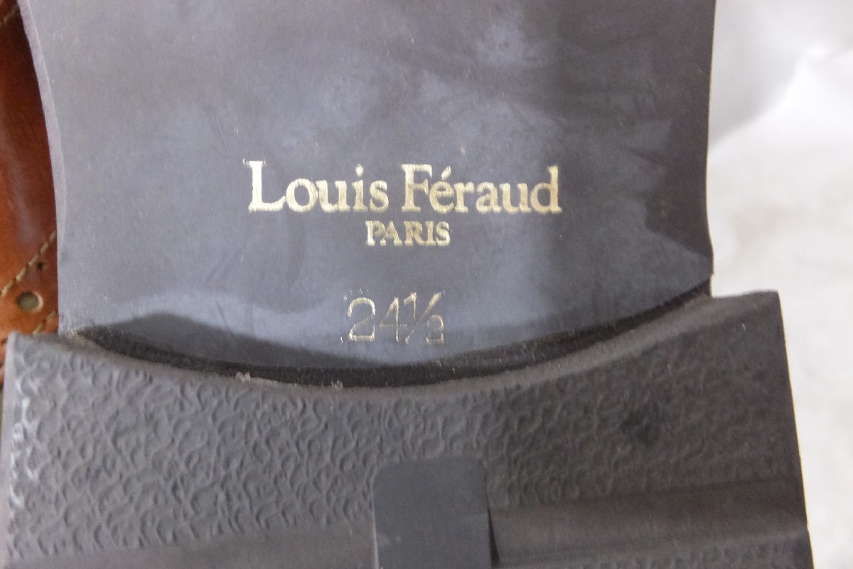 Louis Feraud ルイフェロー スエードシューズ 革靴 サイズ24.5cm 革靴_画像6