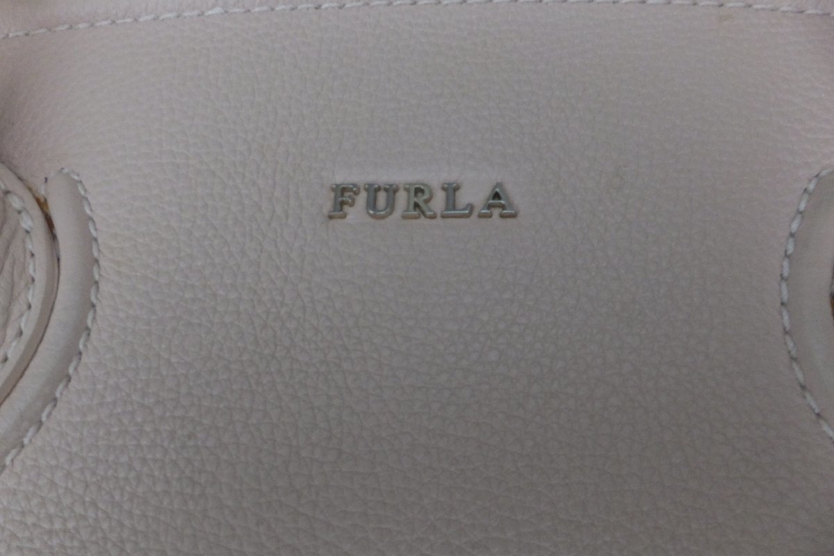 FURLA フルラ カレッジ F6502 ハンドバッグ トートバッグ ピンク系 バッグ_画像7
