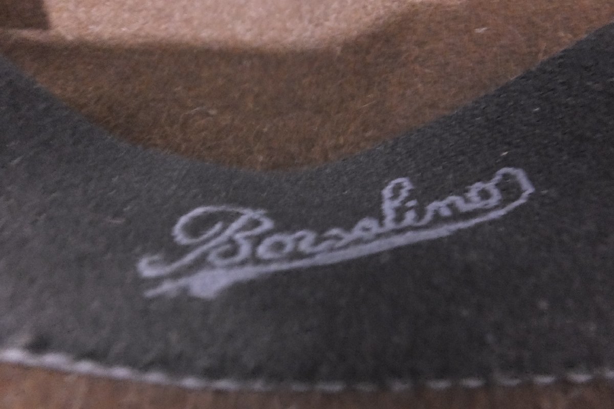 Borsalino ボルサリーノ イタリア製 ハット ブラウン系 帽子_画像6