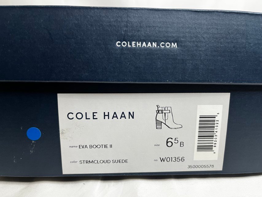 【箱付き・新品未使用】COLE HAAN コールハーン EVA BOOTIEⅡW01356 ブーツ ブーティー レディース サイズ6.5 23.5cm グレー系_画像7