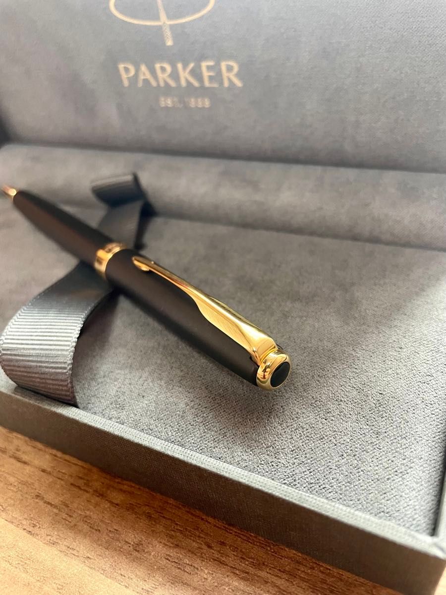 【美品箱付】PARKER ソネット マットブラックGT ボールペン