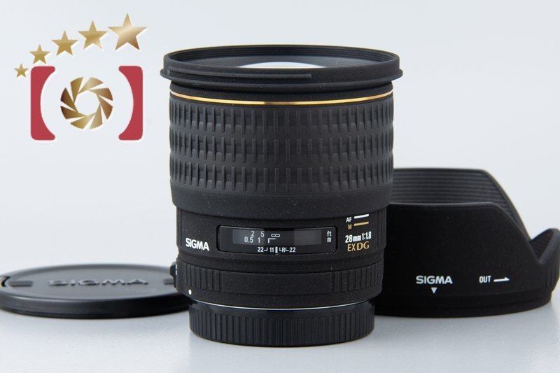 １円出品 SIGMA シグマ 28mm f/1.8 EX DG キヤノン用【オークション開催中】_画像1