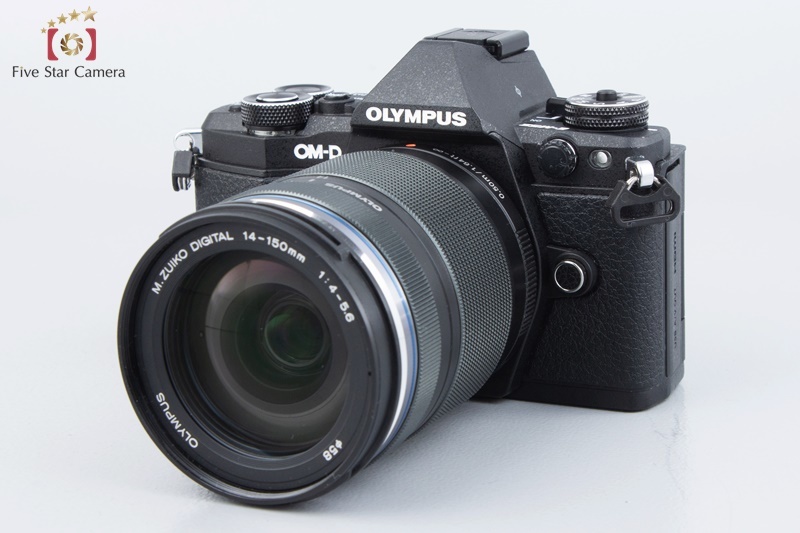 【中古】OLYMPUS オリンパス OM-D E-M5 Mark II ブラック 14-150mm レンズキット 元箱付き_画像2