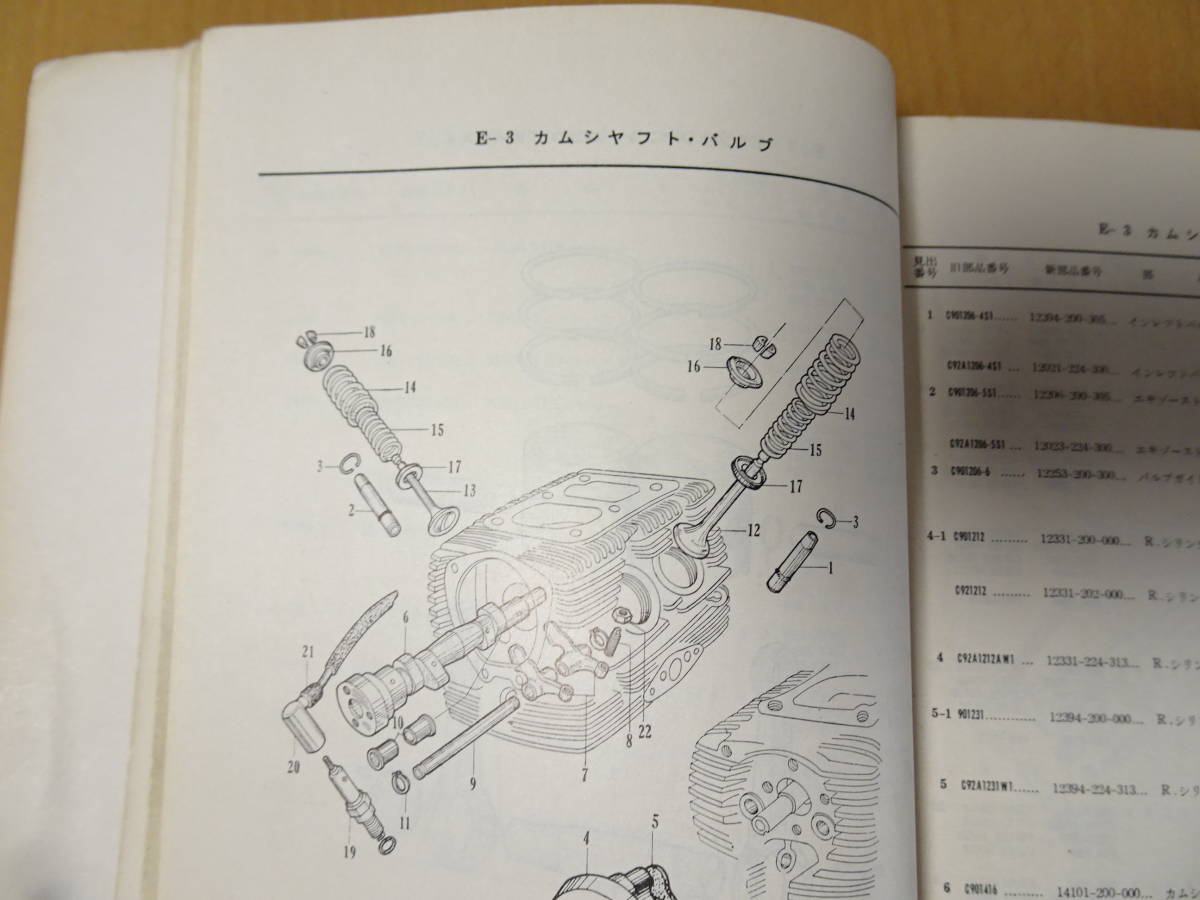 即決 ホンダ ベンリー C92/CS92/C95/CA95 エンジンバルブ 4本（IN 2本+EX 2本）一台分 新品社外品の画像3