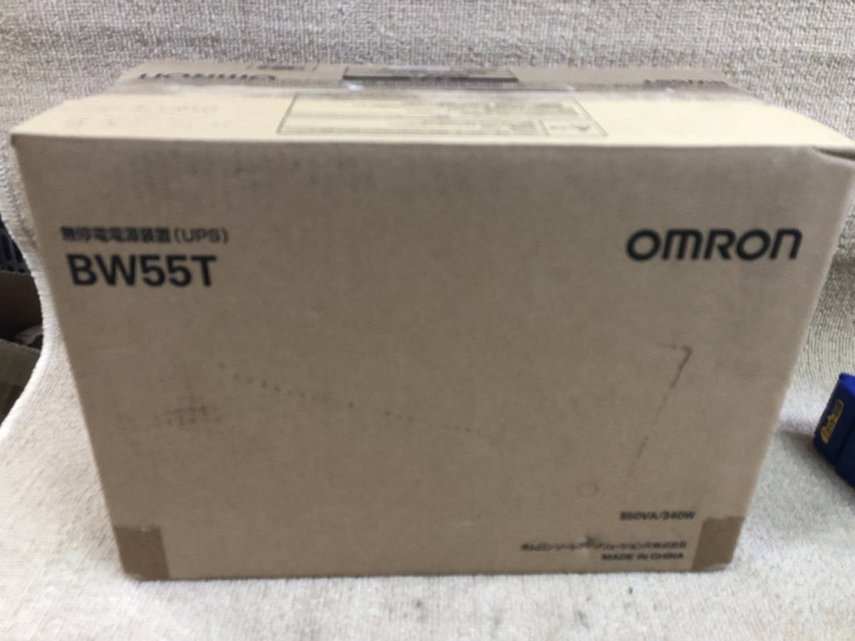通電確認済 K-061 オムロン OMRON 無停電電源装置 UPS バッテリー寿命 常時商用給電 BW55T 正弦波出力 550VA/340W_画像5